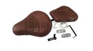 Royal Enfield New Classic Reborn 350 Customized Leather Front and Rear Brown Seat - SPAREZO